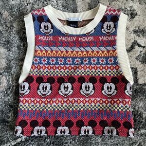 ZARA x Disney Mickey Knit Vest